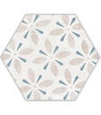 CERAMICA PAM AT. HEX. ALPHA MIX AZUL (25.8*29) 1M2 (11D)