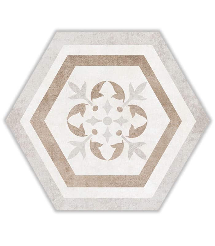 CERAMICA PAM AT. HEX. ALPHA MIX BEIGE (25.8*29) 1 M2 (11D)