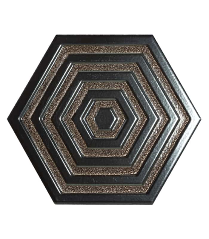 PORCELANATO BEST ORION HEXA IRON (19.8*22*8) 0.84 M2