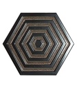 PORCELANATO BEST ORION HEXA IRON (19.8*22*8) 0.84 M2