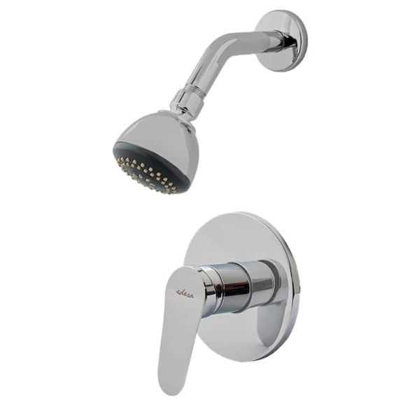 NEW PRINCESS MONOMANDO PARA DUCHA PLACA REDONDA CON REGADERA