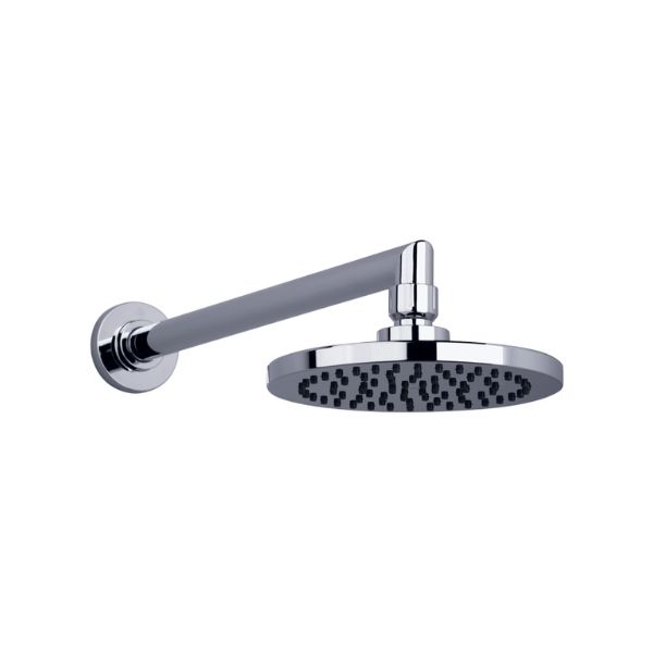 DUCHA FV CUADRADA PLASTICA ARTICULADA 15CM CROMO (E120.45DH CR)