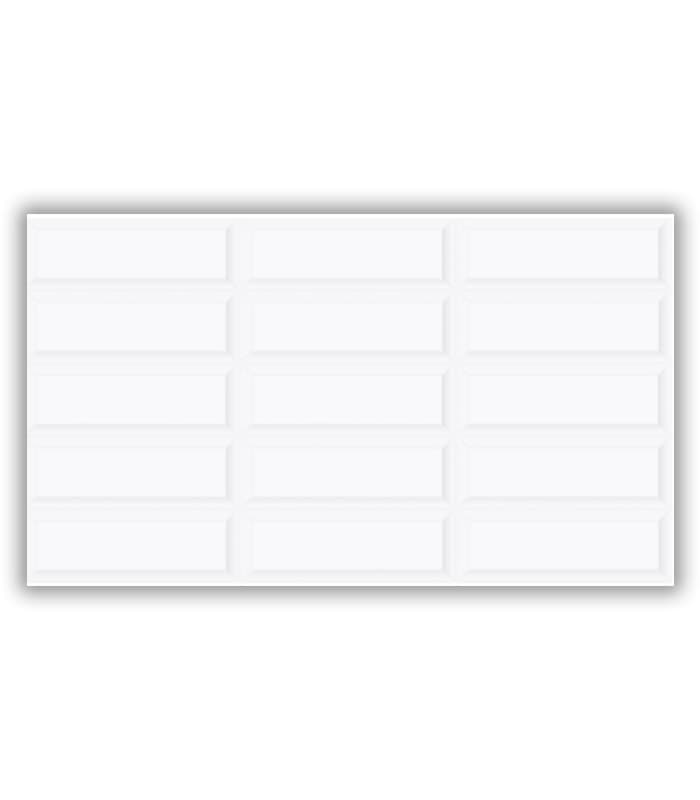 CERAMICA  REV LISO CHROMA BLANCO (27x46) 1.86 MT