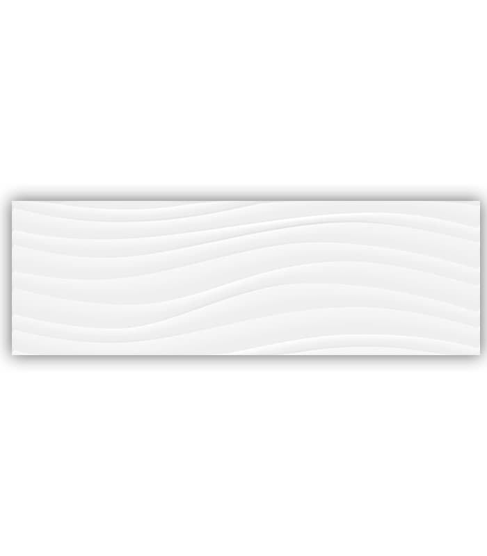 CERAMICA RIA ONDULATO BLANCO 25.3x75.9 PRIM (1.54 MT2)