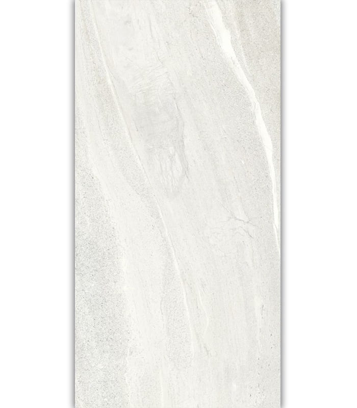 PORCELANATO  RIVER WHITE BRILLANTE. STD (60x120) 1.44 mt