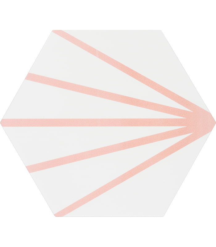 PORCELANATO BEST MERAKI LINE ROSA  (19.8*22*8) 0.84 M2