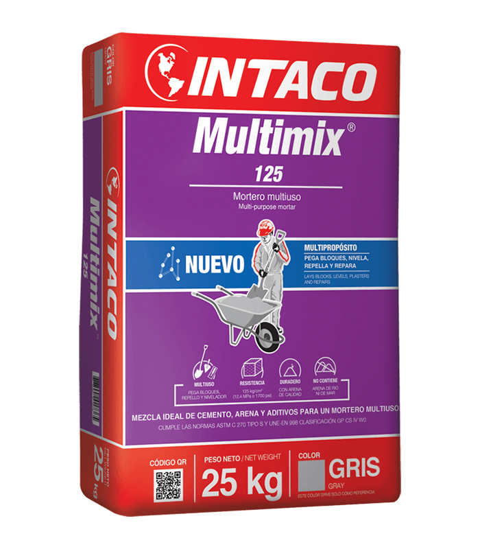 INT MULTIMIX 125 GRIS 25 KG