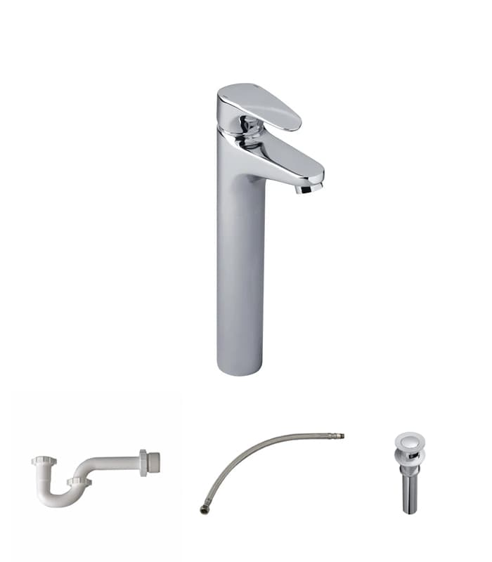 JGO. FV MONOC. ALTO P/LAVABO VESSEL IGUAZU CROMO (E181.03/L5 CR)